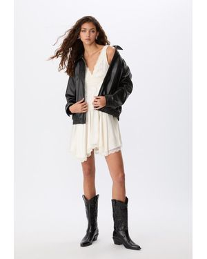 Stradivarius Abito Sottoveste Corto - Bianco