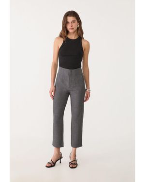 Stradivarius Pantaloni Eleganti Pince - Bianco