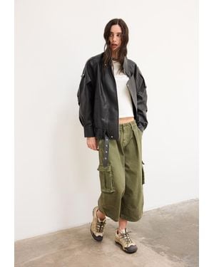 Stradivarius Giacca Oversize Con Revers - Neutro