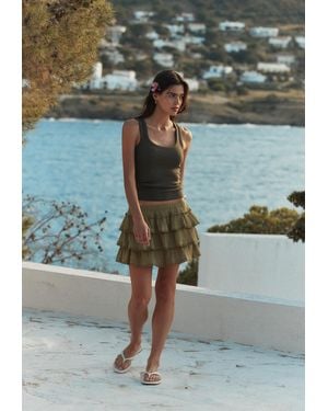 Stradivarius Gonna Pantalone - Verde