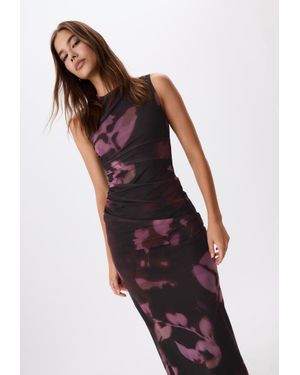 Stradivarius Vestito Midi - Rosso