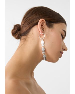 Stradivarius Orecchino Asimmetrico A Forma Di Pesce - Marrone