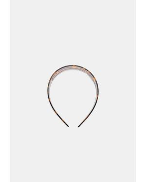 Stradivarius Cerchietto Rigido Con Pettinino - Blu