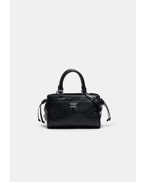 Stradivarius Mini City Bag Con Patta - Nero