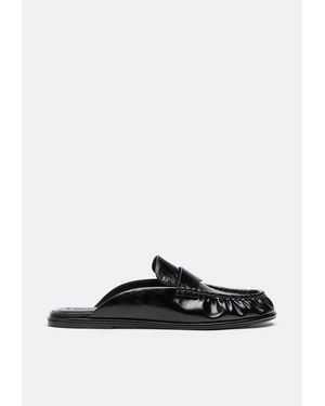 Stradivarius Mocassini Slingback - Nero