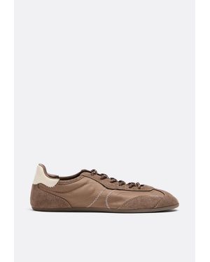 Stradivarius Sneakerinas Con Lacci E Dettagli - Marrone