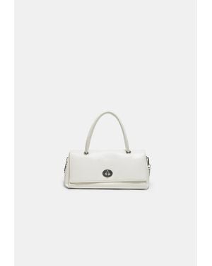 Stradivarius Borsa City Doppio Manico - Bianco