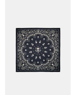 Stradivarius Foulard Stampa Teschi - Nero