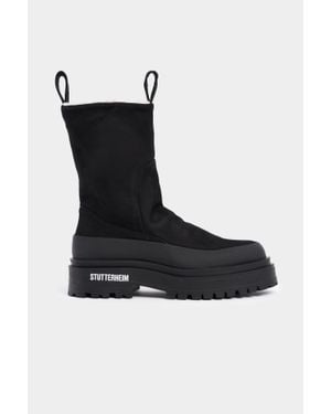 Stutterheim Rough Walker Nubuck - Black