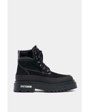 Stutterheim Road Walker Nubuck - Black