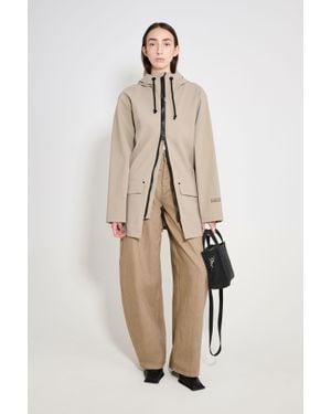 Stutterheim Stockholm Patch Raincoat - Natural