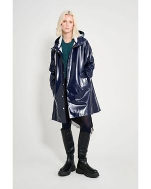 Stutterheim Mosebacke Opal Raincoat - Blue