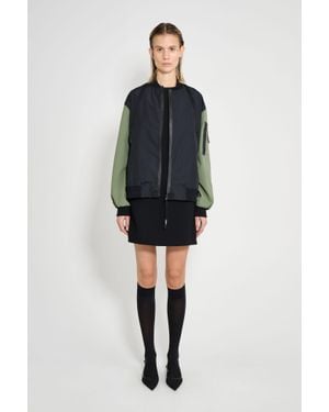 Stutterheim Bredsand Zip Bomber Jacket - Black