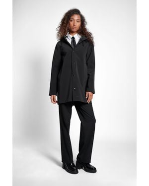 Stutterheim Stockholm Matte Raincoat - Black