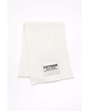 Stutterheim Wrap Scarf Off - White