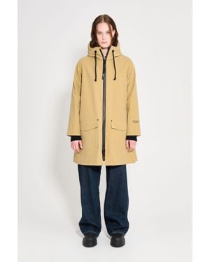 Stutterheim Mosebacke Patch Raincoat - Natural