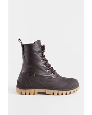 Stutterheim Patrol Boot Leather - Brown