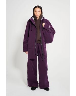 Stutterheim Stockholm Patch Raincoat - Purple