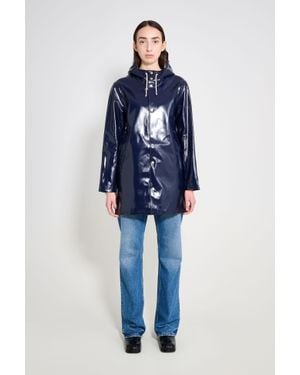 Stutterheim Stockholm Opal Raincoat - Blue
