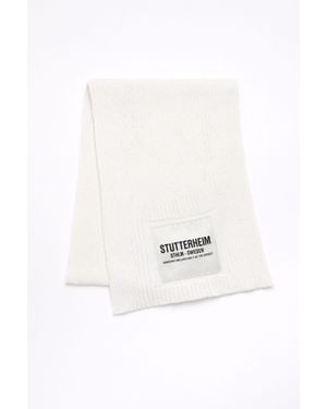 Stutterheim Wrap Scarf Off - White