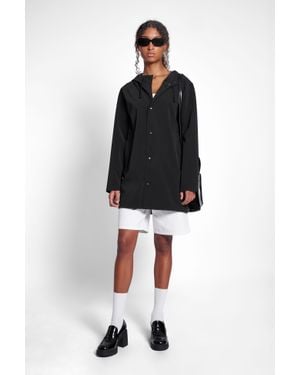 Stutterheim Stockholm Lightweight Matte Raincoat - Black