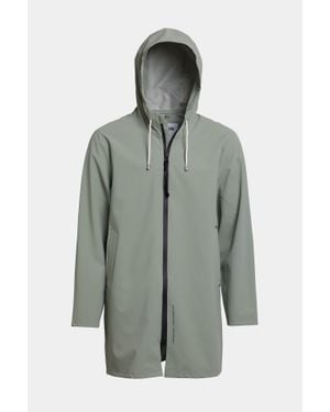 Stutterheim Stockholm Lightweight Zip Matte Raincoat - Multicolor