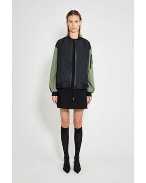 Stutterheim Bredsand Zip Bomber Jacket - Black