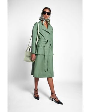 Stutterheim Kista Trench Coat - Green