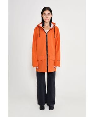 Stutterheim Stockholm Patch Raincoat - Orange