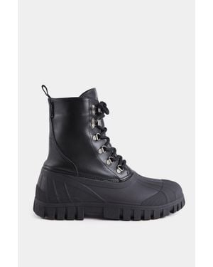 Stutterheim Patrol Boot Leather - Black