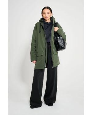 Stutterheim Stockholm Patch Raincoat - Green