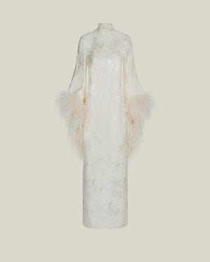 Taller Marmo Del Rio Toile Dress - Natural