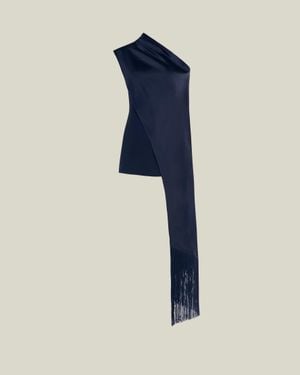 Taller Marmo Mini Berenson Dress - Blue