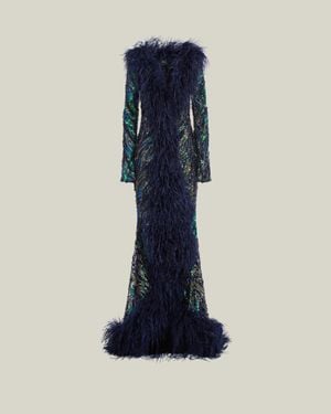 ‎Taller Marmo Hollywood Disco Gown - Blue