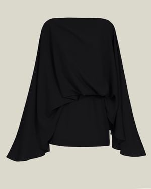 Taller Marmo Mini Eolia Dress - Black