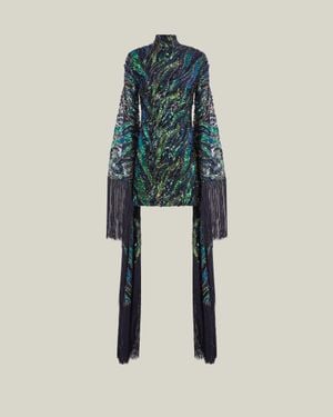 Taller Marmo Disco Dragon Dress - Blue