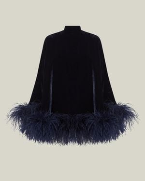Taller Marmo Velvet Vegas Kaftan - Blue