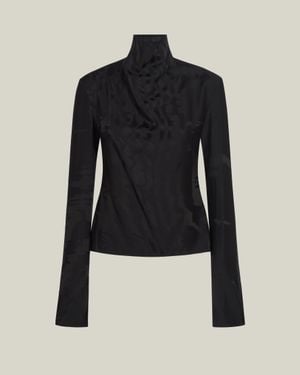 Taller Marmo Roma Moiree Blouse - Blue