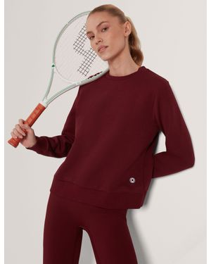 Ted Baker Emily Cut-Out Detail Scuba Active Sweatshirt - Red