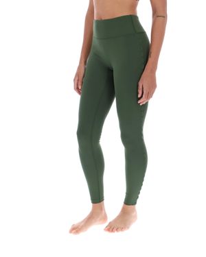 Ted Baker Erin Scallop Trim Comfort Stretch Yoga Leggings - Green
