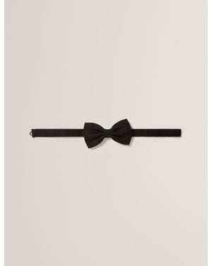 Ted Baker Hearnee Silk Jacquard Bow Tie - Natural