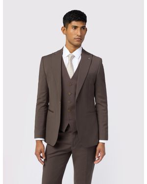 Ted Baker Freethj Tonic Wool Rich Slim Suit Jacket - Grey