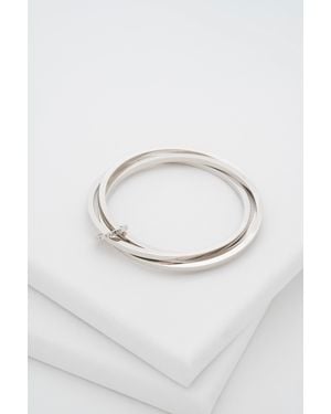 Ted Baker Metal Bangle Bracelet Multi Hoop Jewellery - Metallic