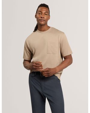 Ted Baker Porflet Relaxed Cotton Crewneck T-Shirt - Blue