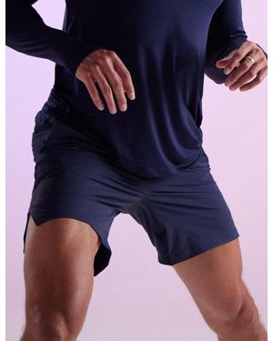 Ted Baker Neil Aeroflow 7" Running Shorts - Blue