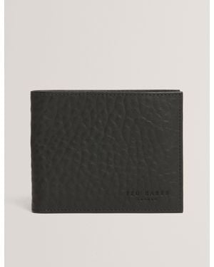 Ted Baker Petro Pebbled Leather Card Holder Wallet - Black
