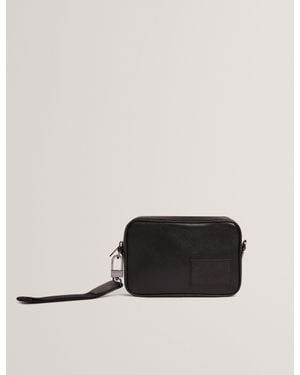 Ted Baker Grifin 2-In-1 Leather Pouch Crossbody Bag - Black