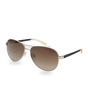 Ted Baker Oliverg Metal Frame Aviator Sunglasses - Metallic