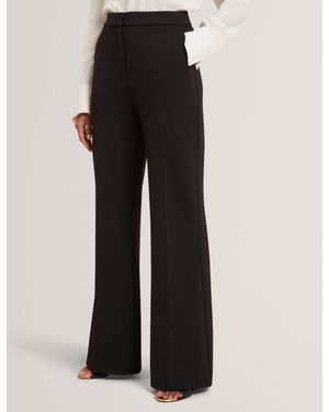 Ted Baker Tailored High Waisted Flared Trousers - White