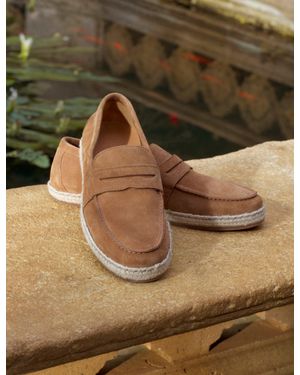 Ted Baker Brunelo Suede Espadrille Penny Loafers - Multicolour